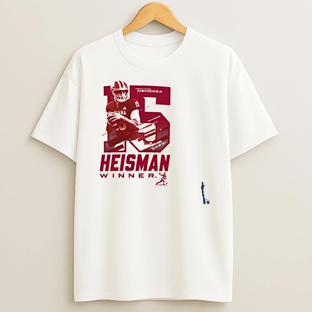 Indiana Hoosiers Football Heisman Winner Fernando Mendoza 15 T Shirt