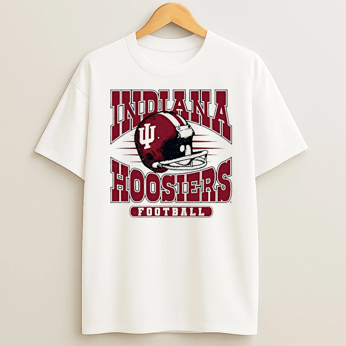 Indiana Hoosiers Football Helmet T Shirt