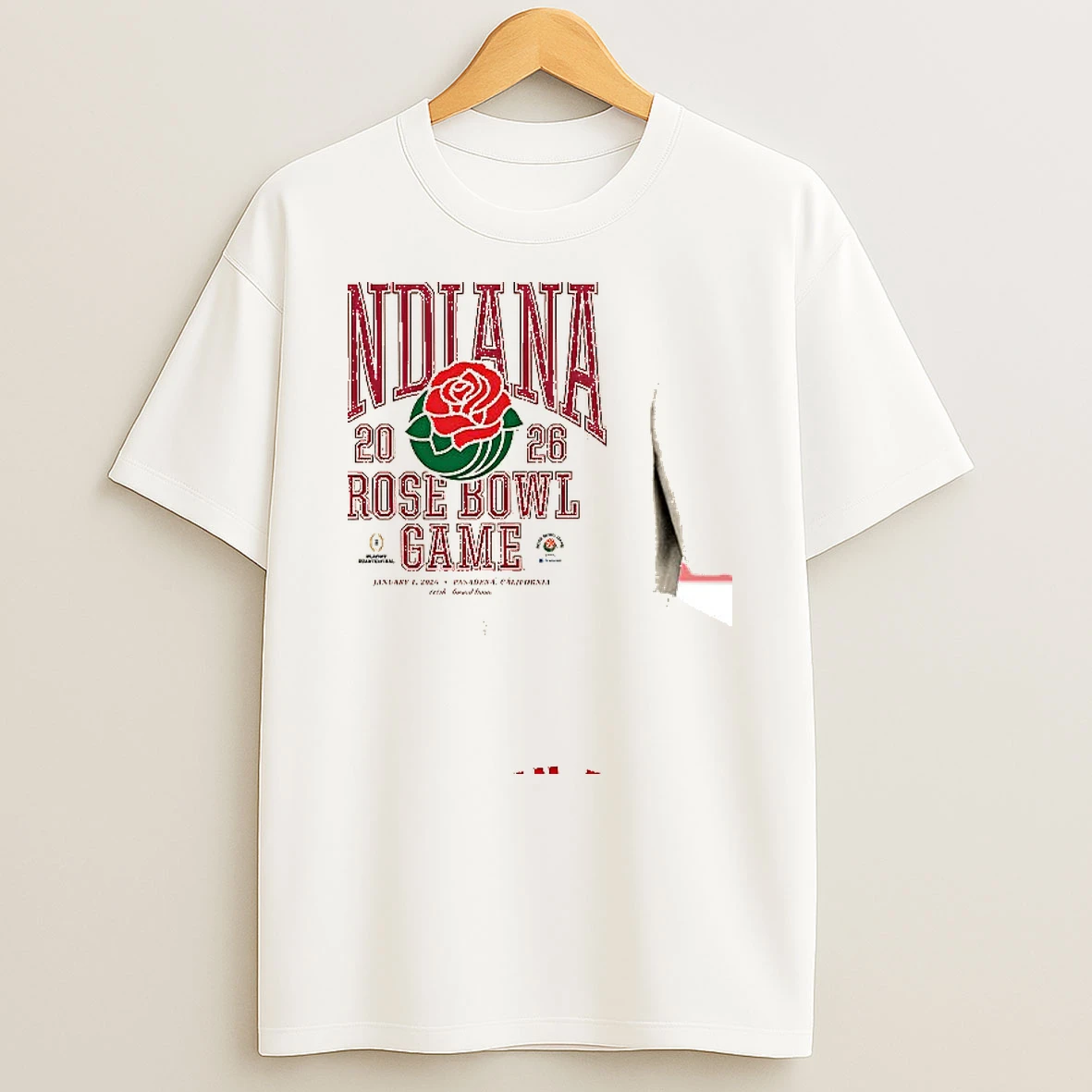 Indiana Hoosiers Football Playoff Quarterfinal Rose Bowl 2026 T Shirt