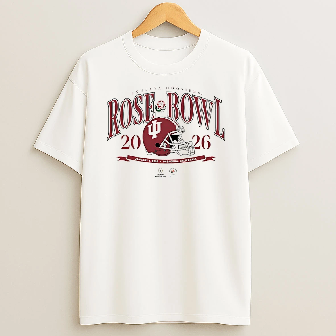 Indiana Hoosiers Football Rose Bowl Helmet 2026 T Shirt