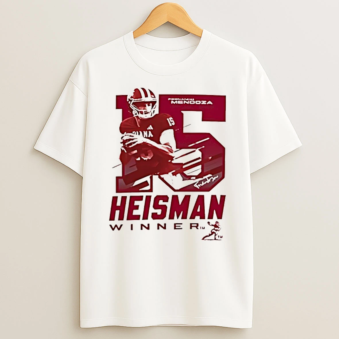 Indiana Hoosiers Heisman Fernando Mendoza Winner 2025 T Shirt