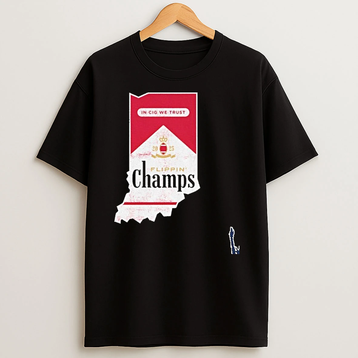 Indiana Hoosiers In Cig We Trust Flippin Champs T Shirt