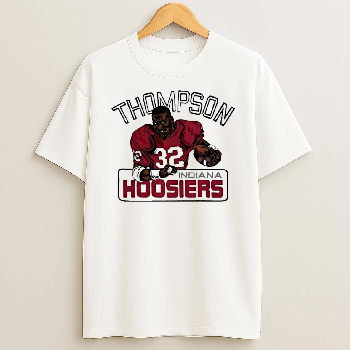 Indiana Hoosiers Legend Anthony Thompson Caricature T Shirt