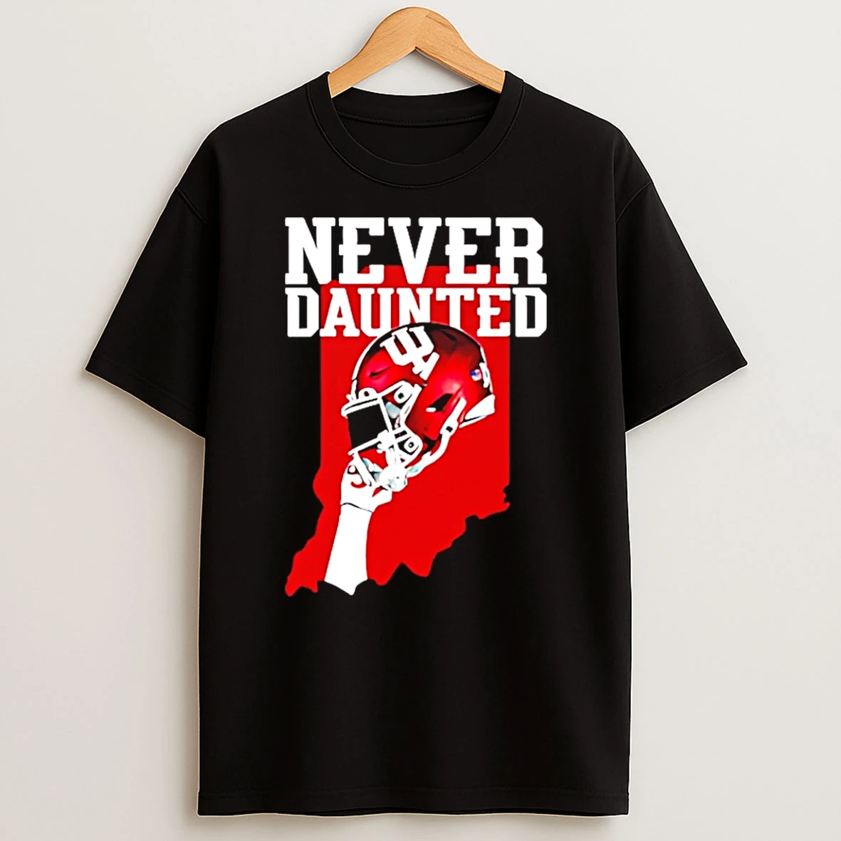 Indiana Hoosiers Never Daunted Football State T Shirt