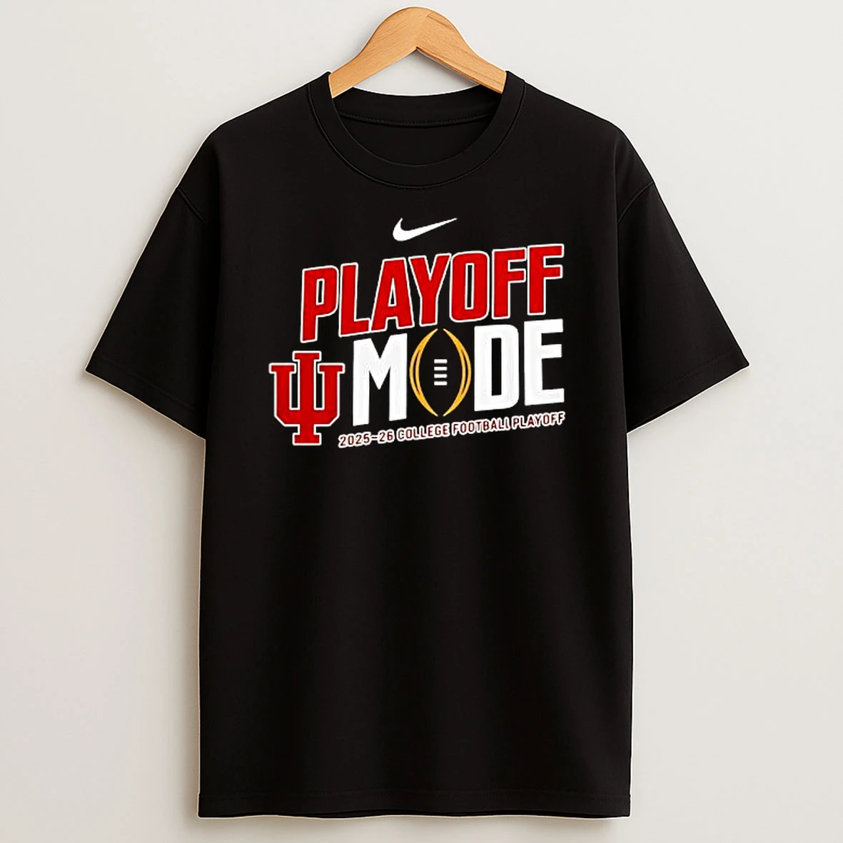 Indiana Hoosiers Playoff Mode Built To Be Champions T Shirt