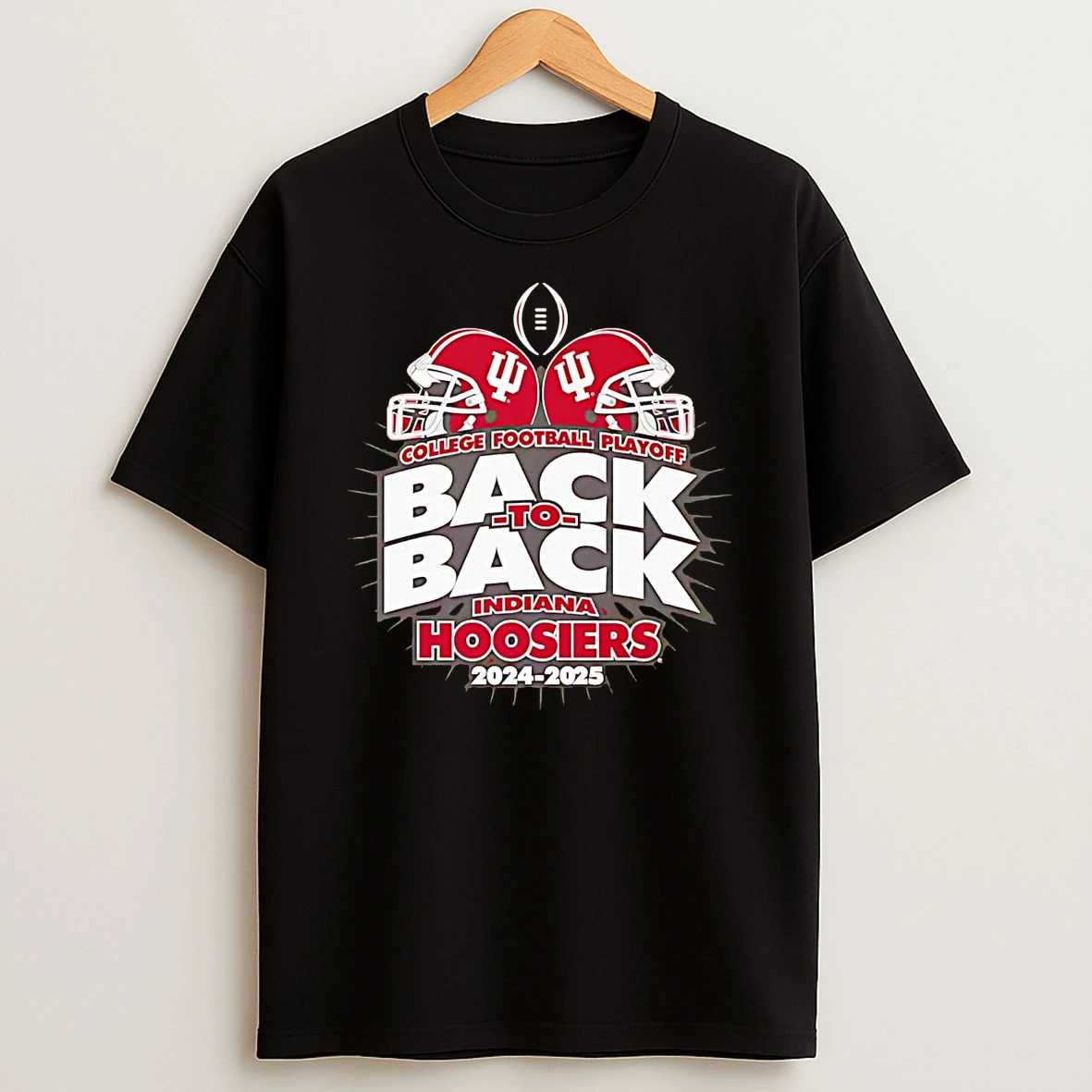 Indiana Hoosiers Back To Back College Football Playoff 2025 T Shirt