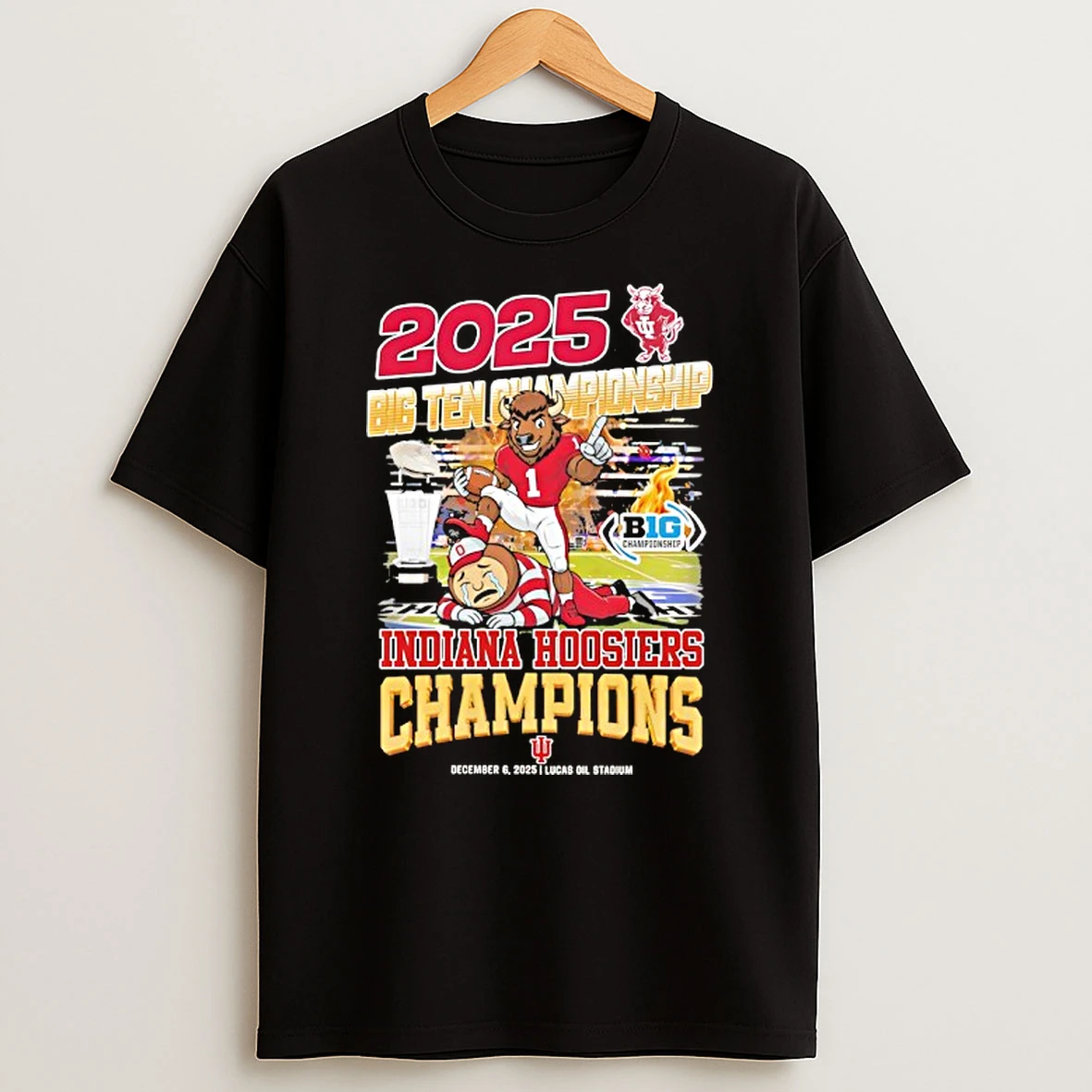 Indiana Hoosiers Beat Ohio State Buckeye At Big Ten Championship 2025 T Shirt
