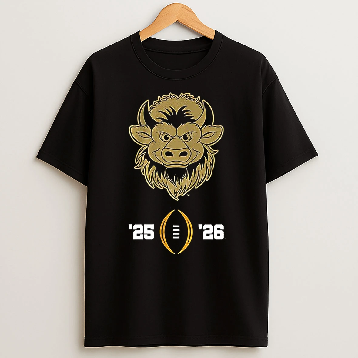 Indiana Hoosiers Football 2025 2026 College Football Playoff Bison Logo T Shirt