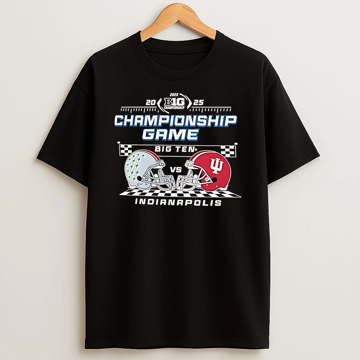 Indiana Hoosiers Vs Ohio State Buckeyes 2025 Big 10 Championship Game T Shirt