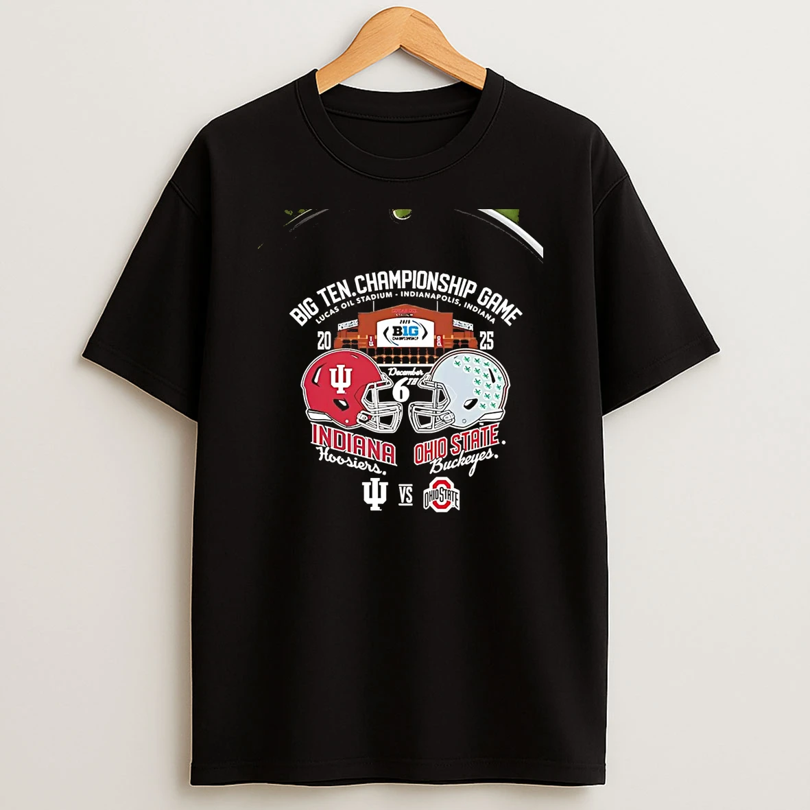 Indiana Hoosiers Vs Ohio State Buckeyes Big Ten Championship Game 2025 Chriast T Shirt
