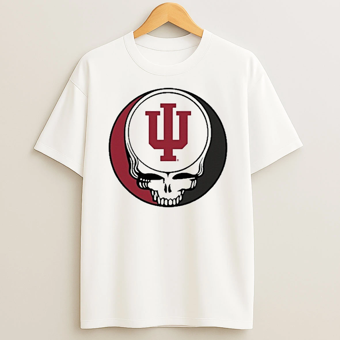 Indiana Hoosiers X Grateful Dead Steal Your Face T Shirt