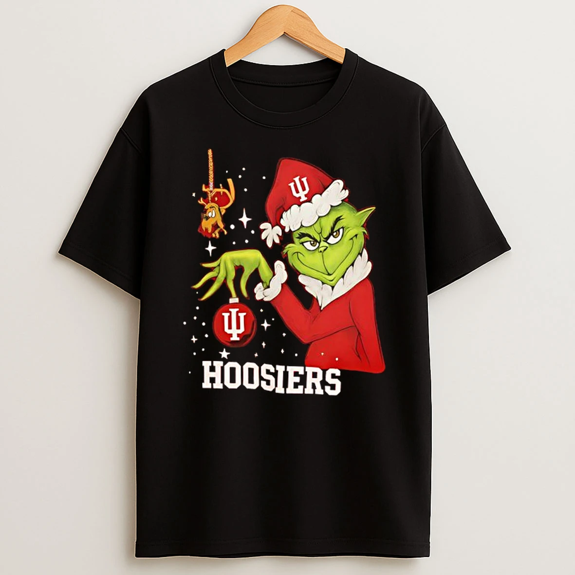 Indiana Hoosiers X Grinch And Max T Shirt