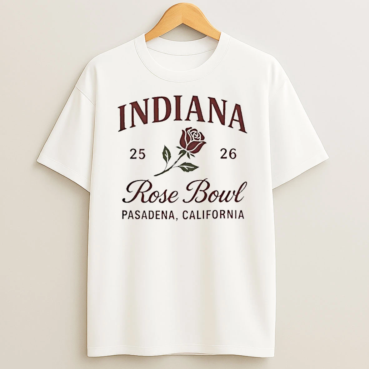 Indiana Rose Bowl Game Pasadena California 2025 2026 Graphic T Shirt