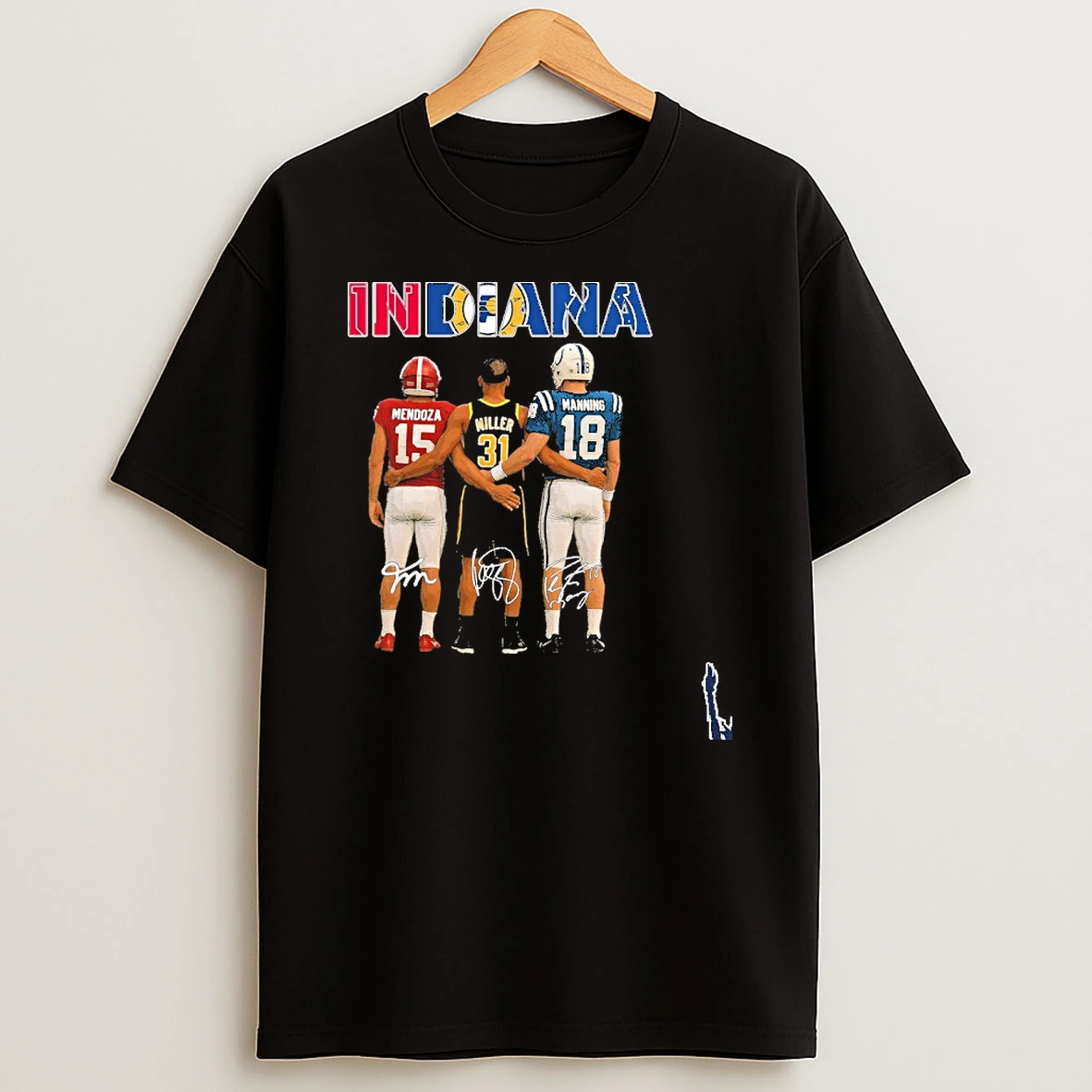 Indiana Sports Teams Mendoza Miller And Manning T Shirt