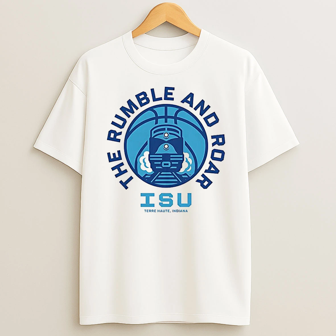 Indiana State Sycamores Basketball The Rumble And Roar Terre Haute T Shirt