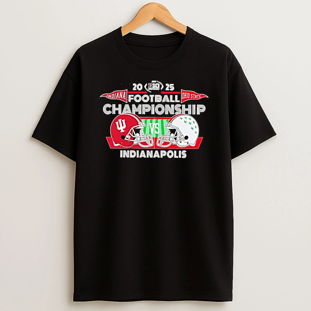 Indiana Vs Ohio State Football Big Ten Championship 2025 Head To Head T Shirt