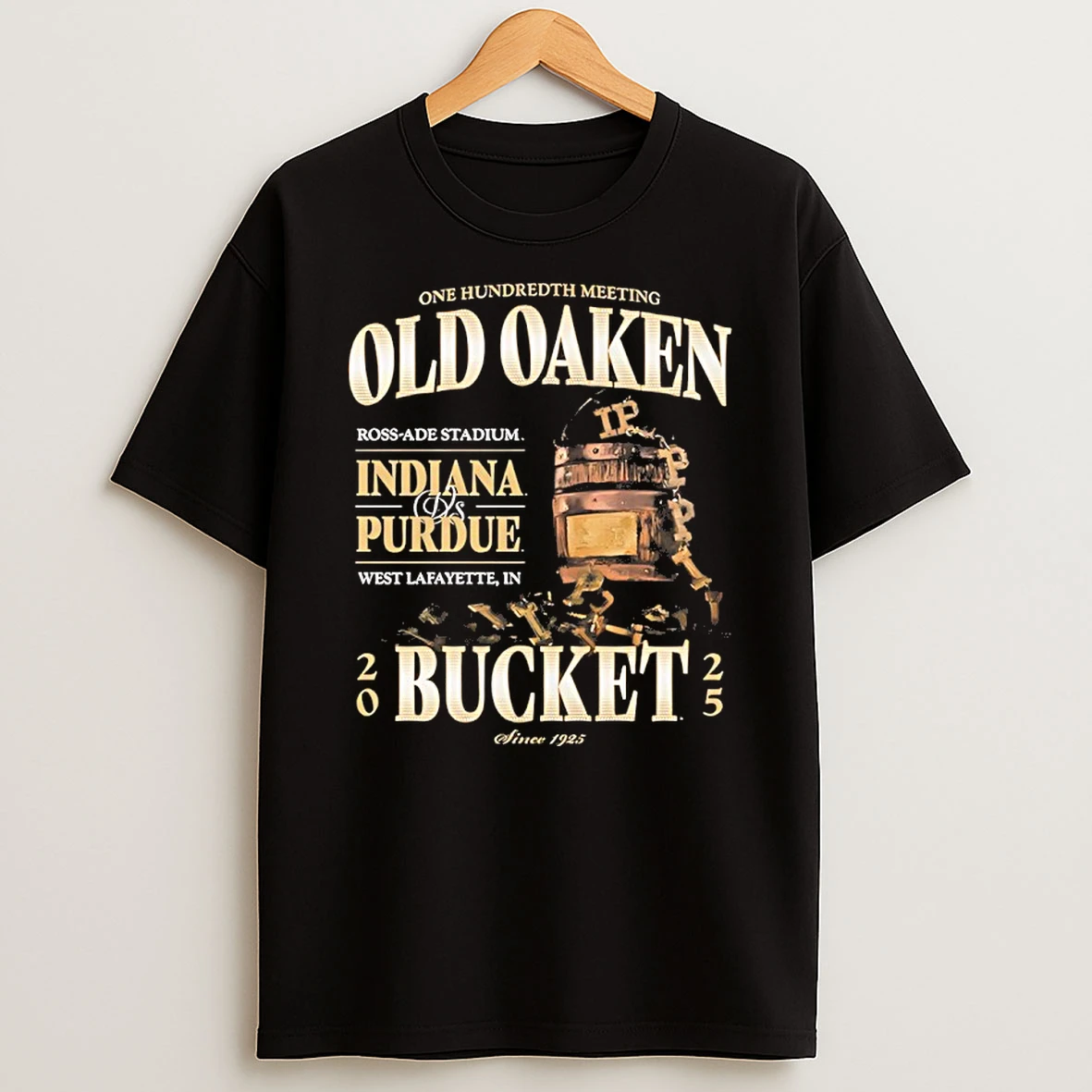 Indiana Vs Purdue 2025 Old Oaken Bucket One Hundredth Meeting T Shirt