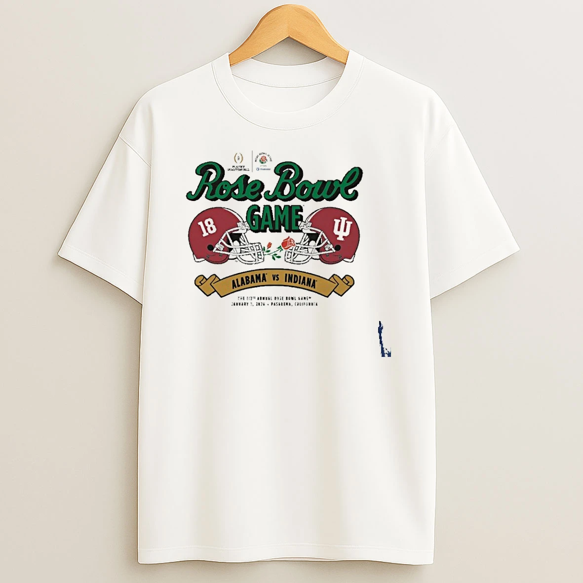 Indiana Vs Alabama 2026 Rose Bowl T Shirt