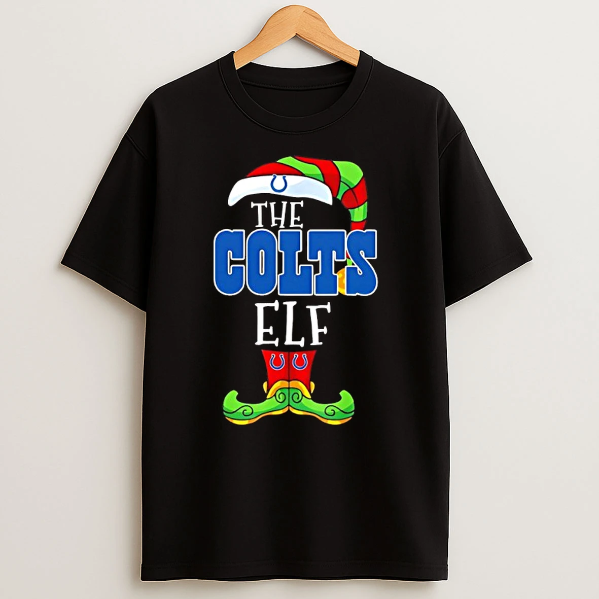 Indianapolis Colts Christmas Elf T Shirt