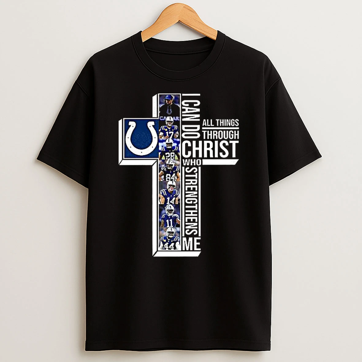Indianapolis Colts I Can Do Christ All Things Through Who Strengthens Me T Shirt