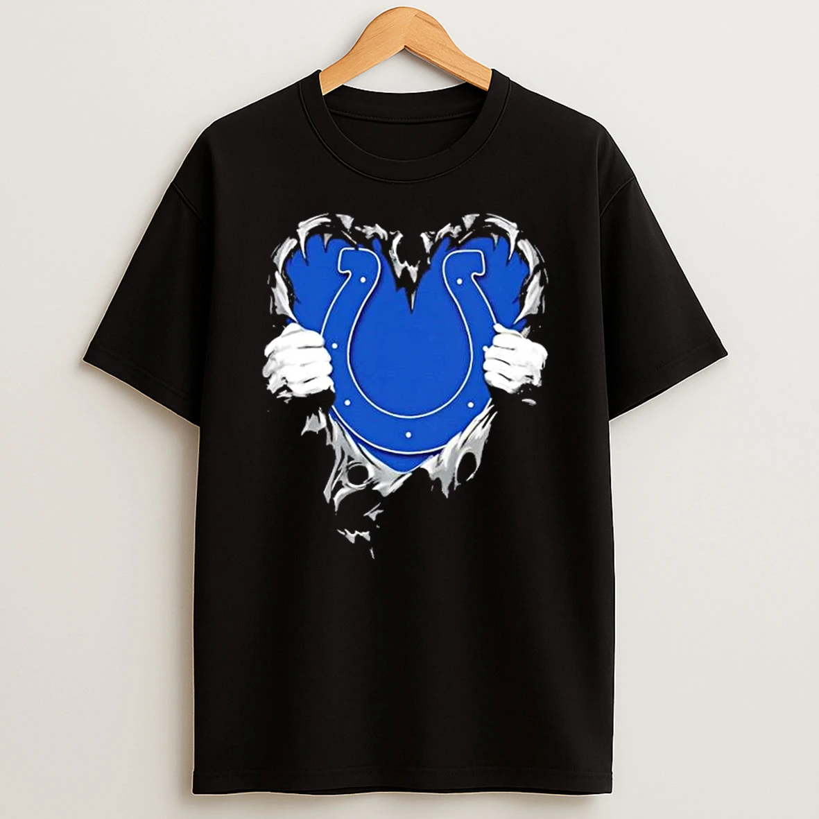 Indianapolis Colts Rip The Chest Forever In My Heart T Shirt
