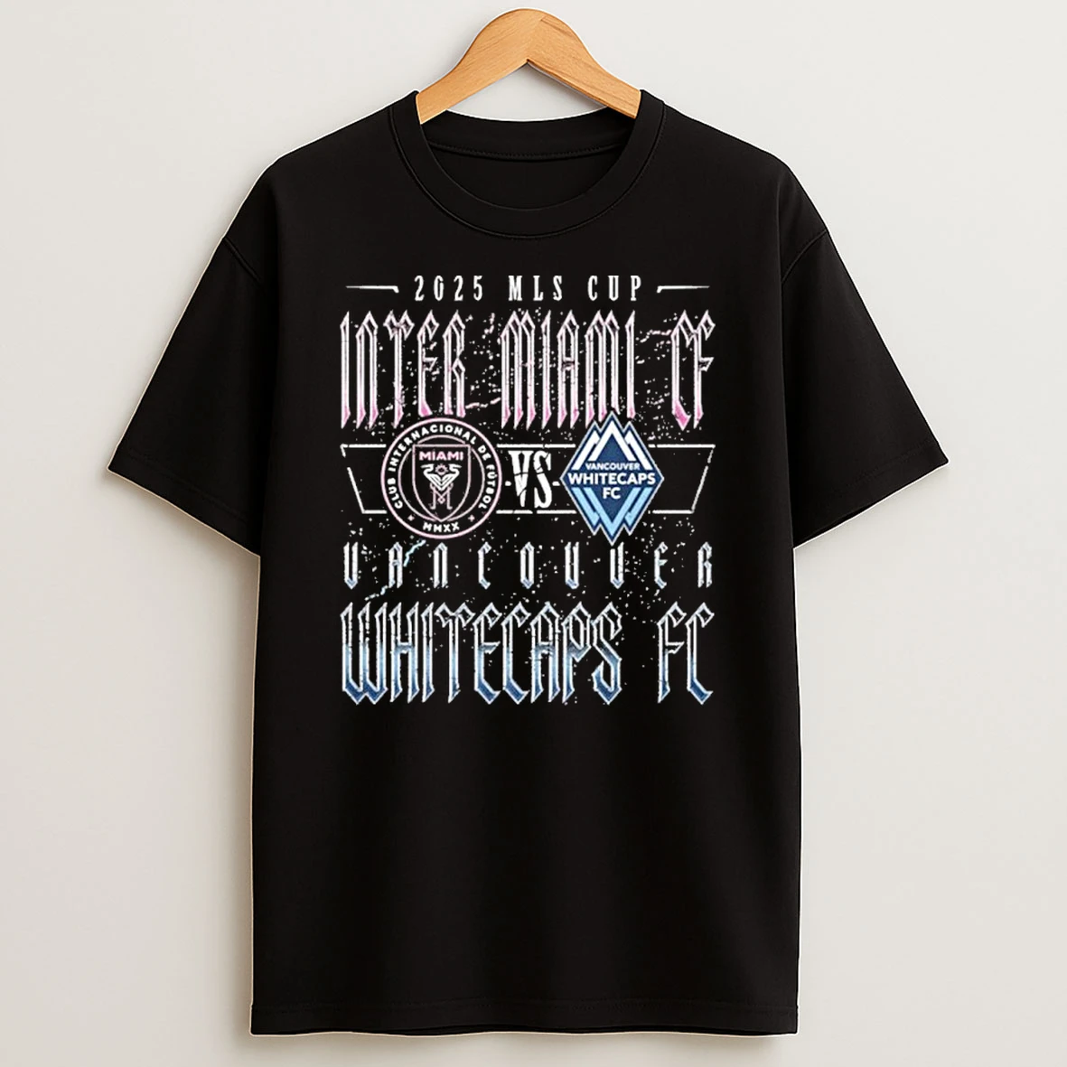 Inter Miami Cf Vs Vancouver Whitecaps Fc 2025 Mls Cup Matchup T Shirt
