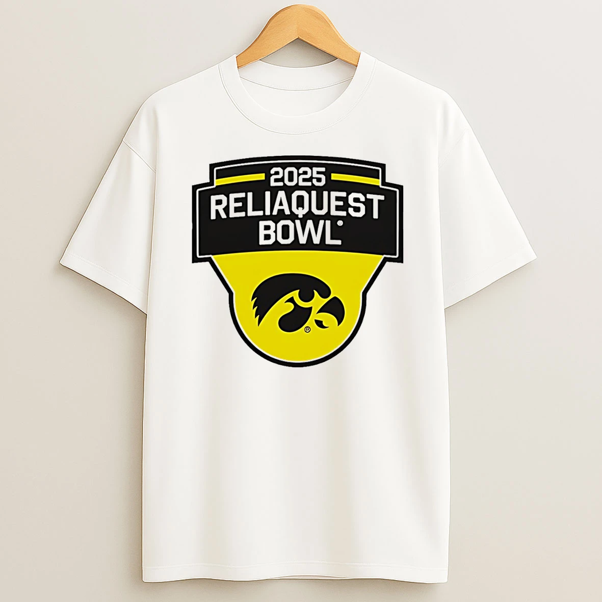 Iowa Hawkeyes 2025 Reliaquest Bowl Logo T Shirt