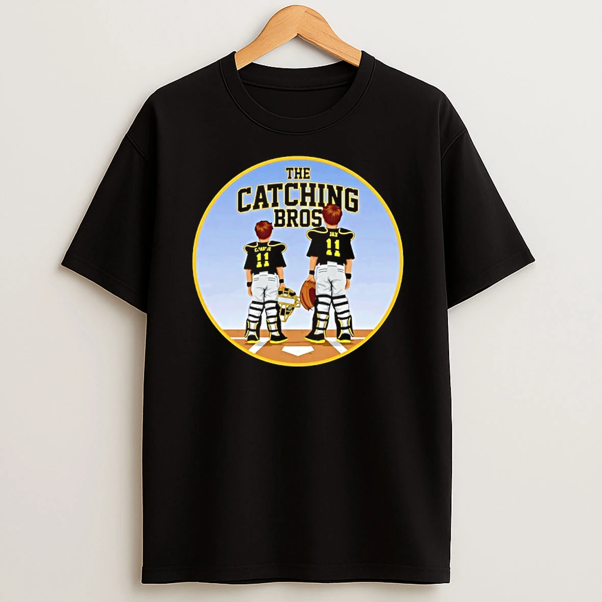 Iowa Hawkeyes Catching Bros Kids T Shirt
