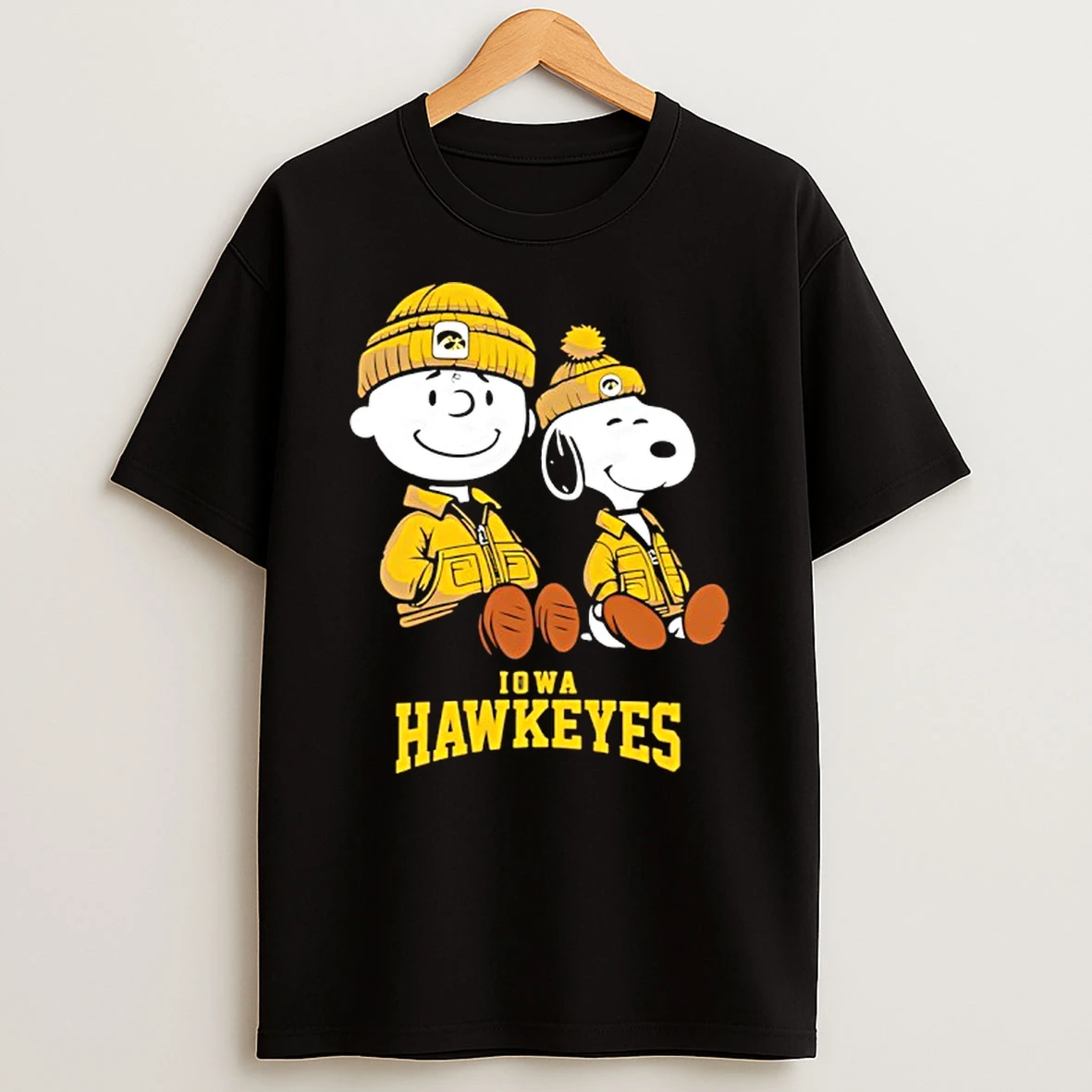 Iowa Hawkeyes X Snoopy And Charlie Brown T Shirt