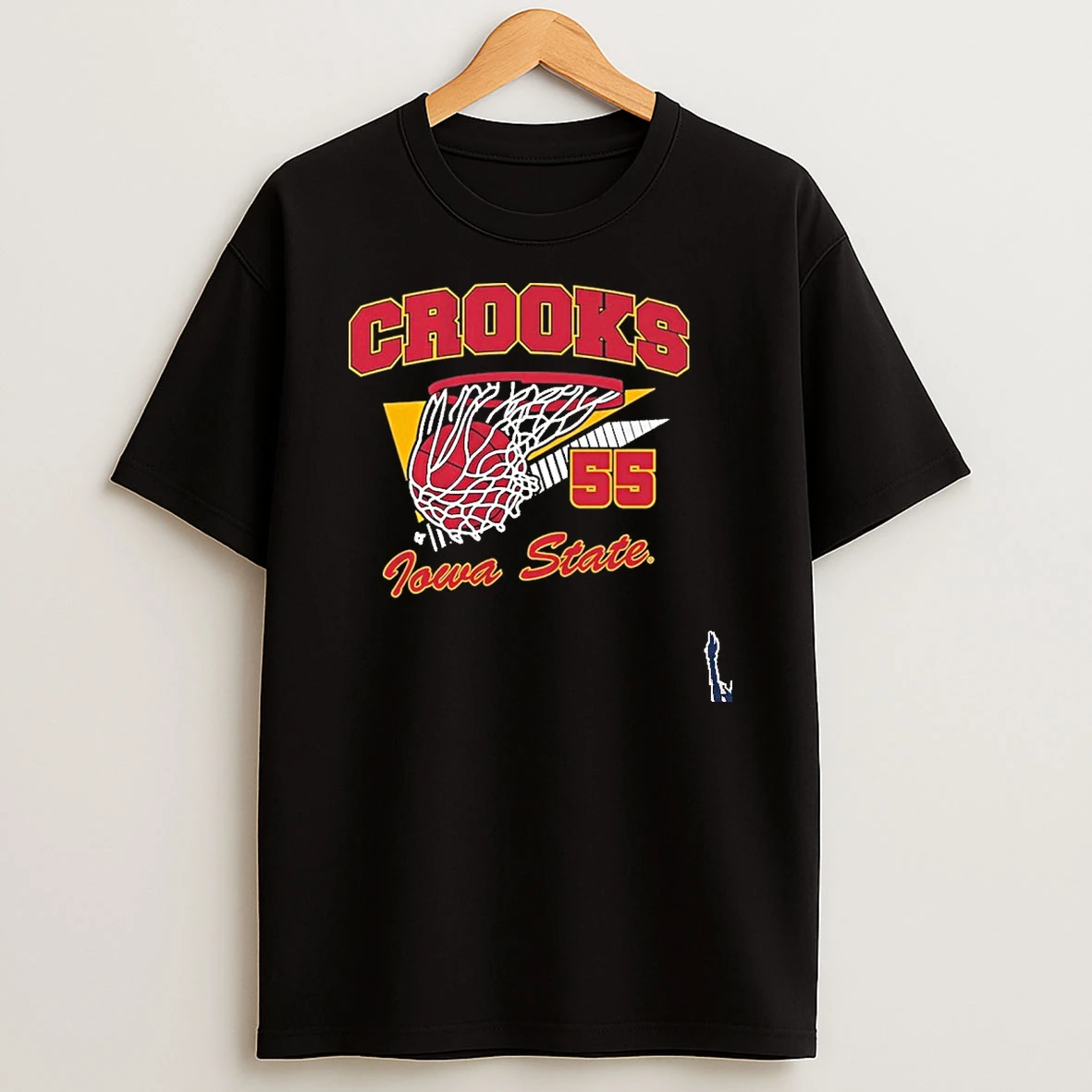Iowa State Basketball Audi Crooks Retro Swish T Shirt