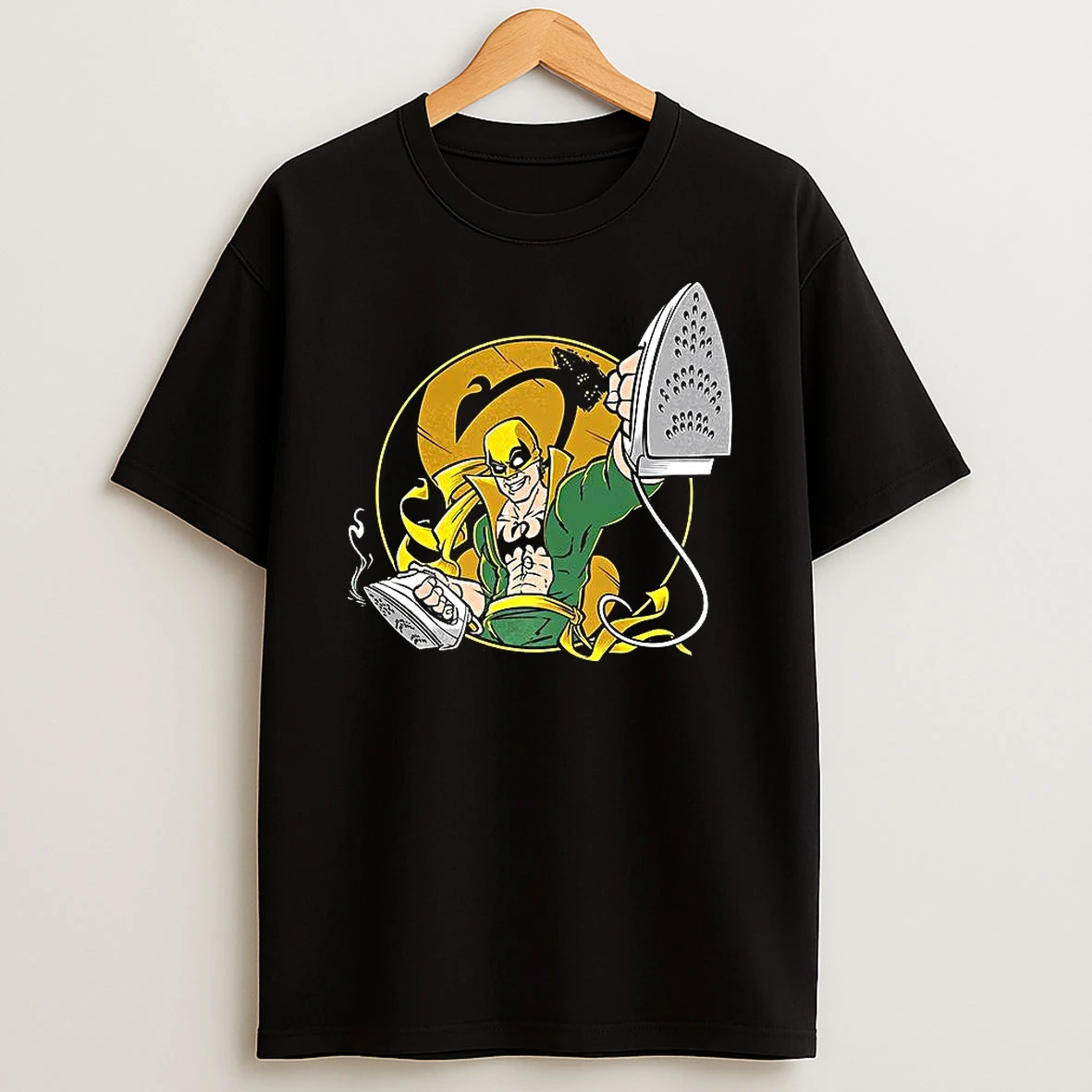 Ironing Fist Iron Fist Marvel Comics Parody T Shirt