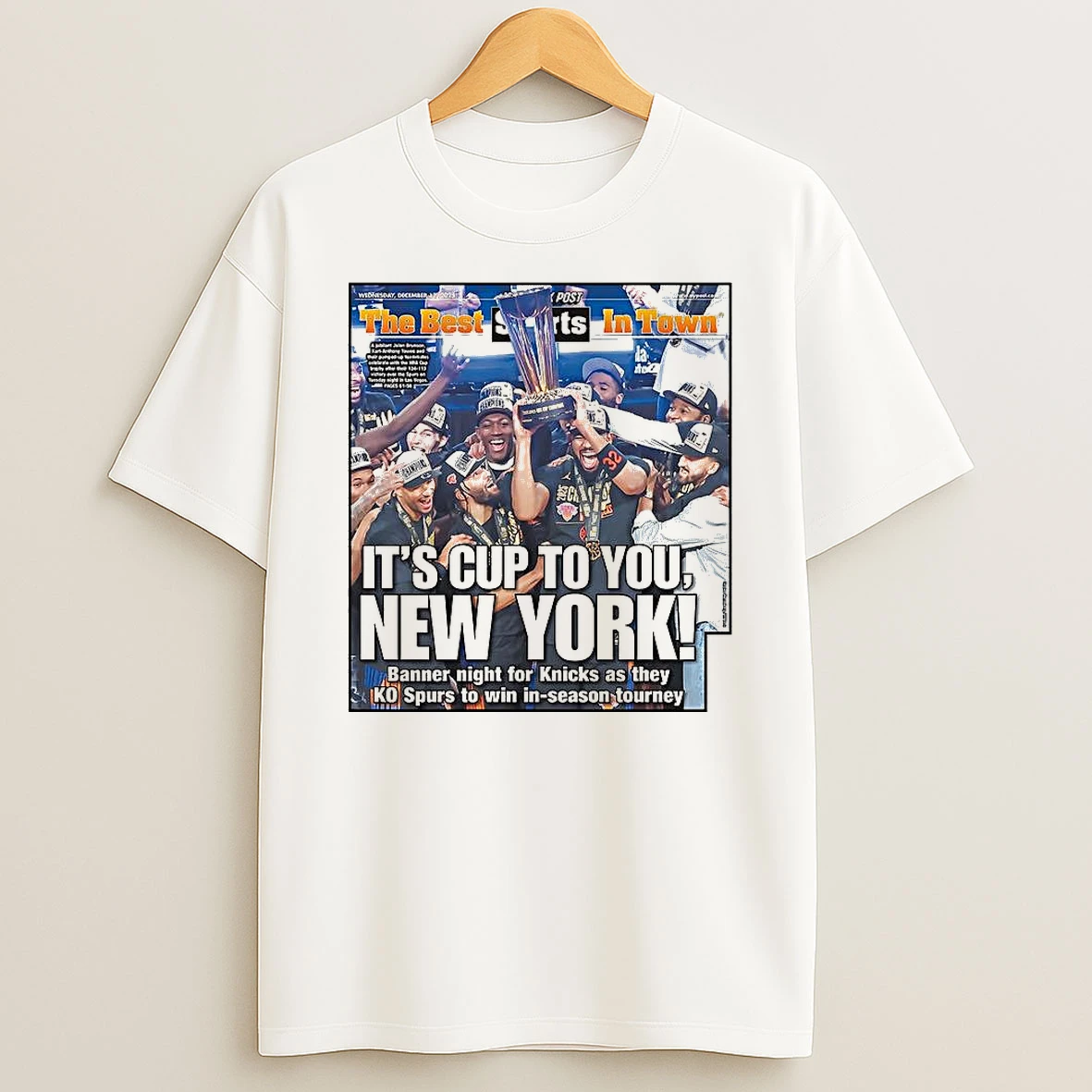 Its Cup To You New York Knicks T Shirt