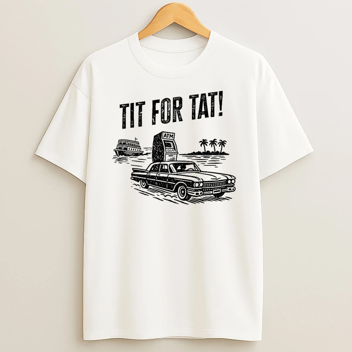 Its Florida Man Tit For Tat Atm Retro T Shirt