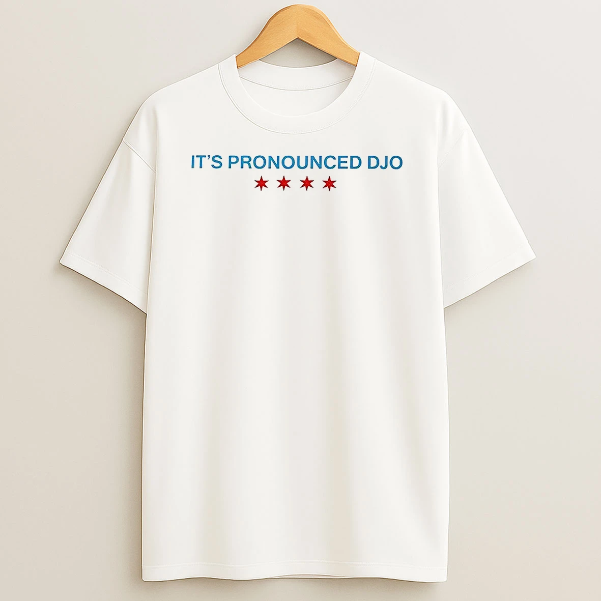 Its Pronounced Djo Four Stars Music Lover T Shirt