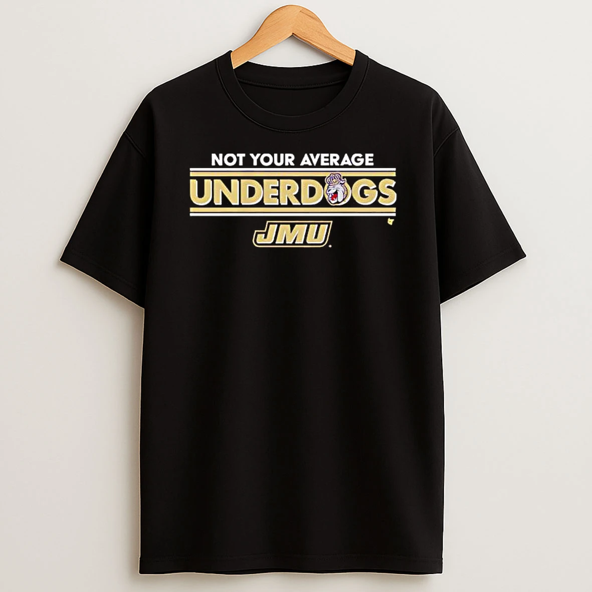 Jmu Dukes Not Your Average Underdogs Logo T Shirt