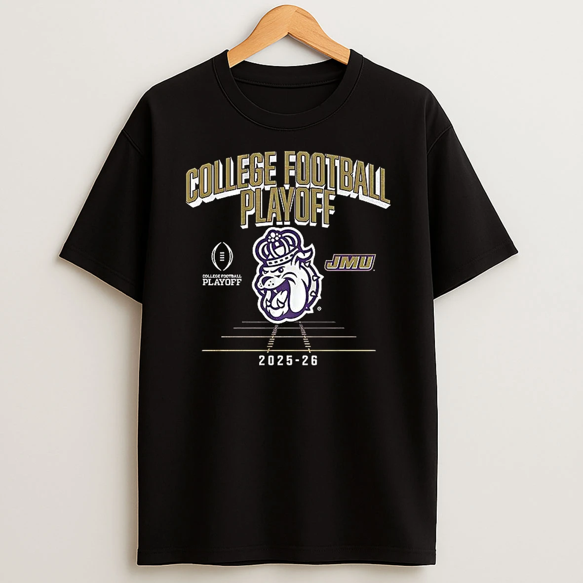 Jmu Football 2025 2026 Cfp Mascot T Shirt
