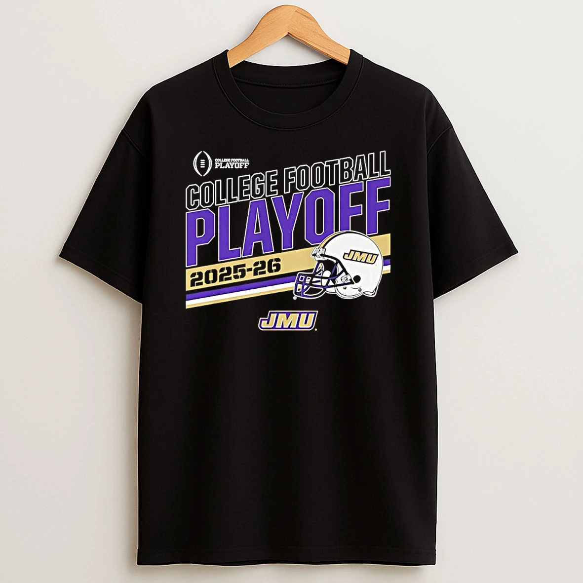 Jmu Football 2025 College Football Playoff T Shirt