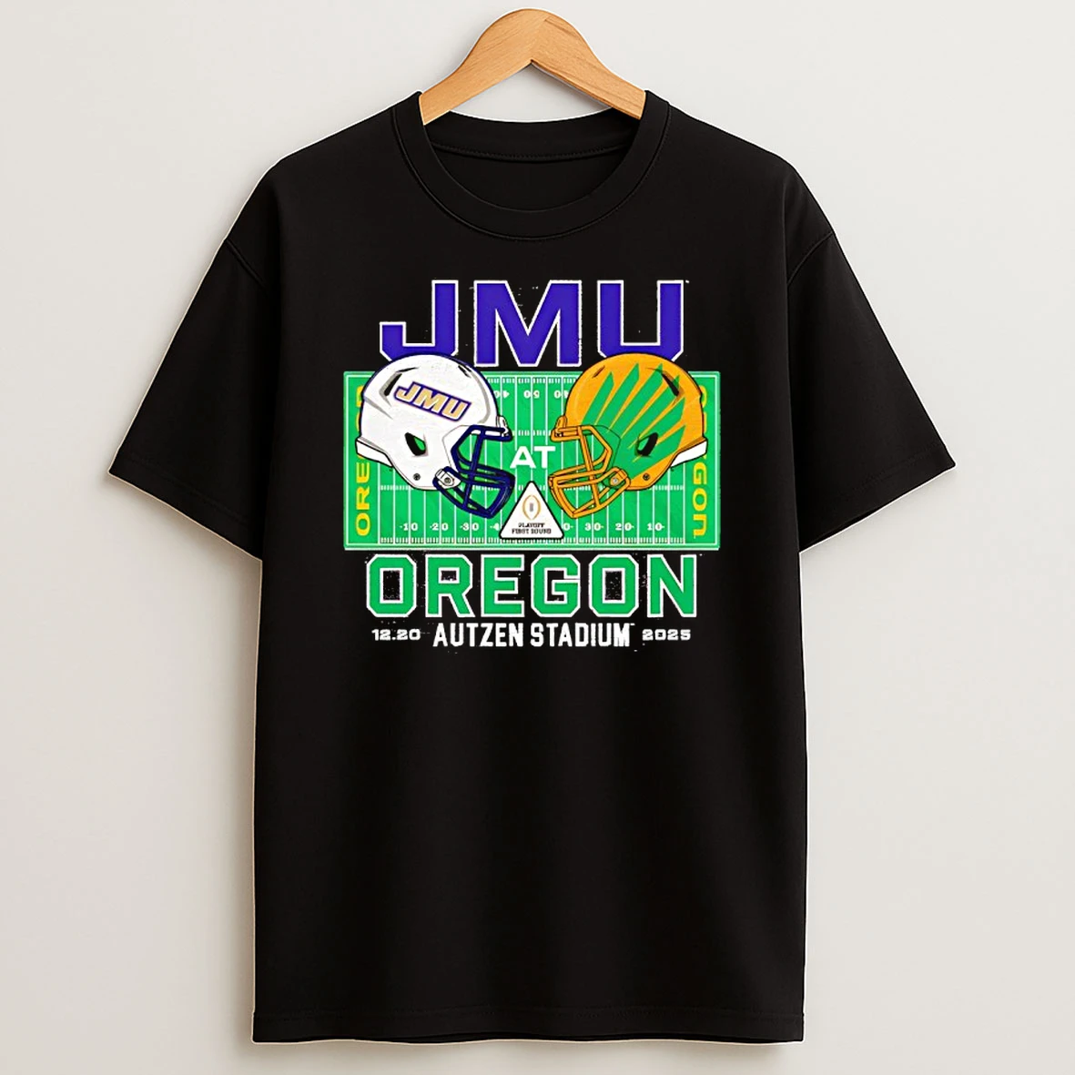 Jmu Vs Oregon 2025 College Football Playoff T Shirt