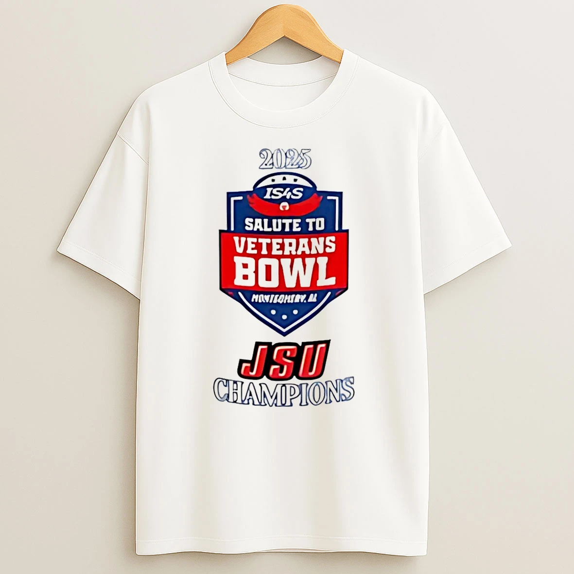 Jsu 2025 Salute To Veterans Bowl Champions T Shirt