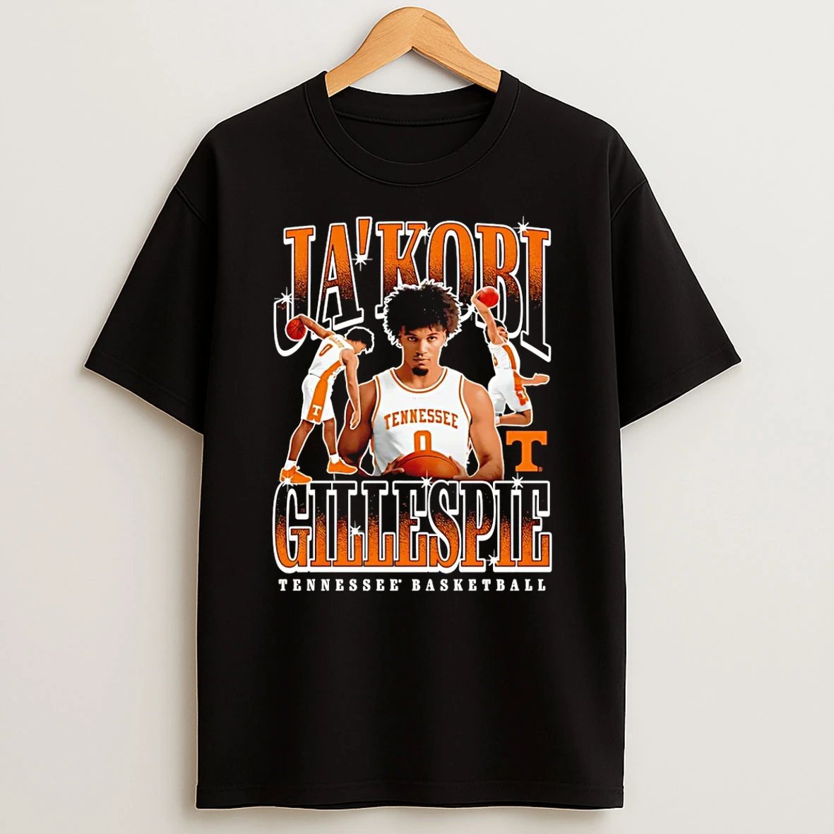 Jakobi Gillespie Tennessee Volunteers Portrait T Shirt
