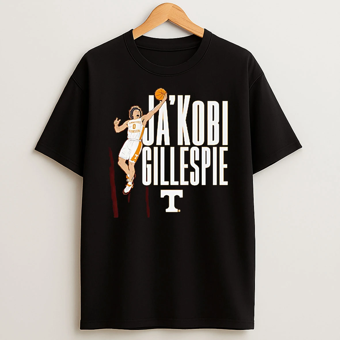 Jakobi Gillespie Layup Tennessee Volunteers T Shirt