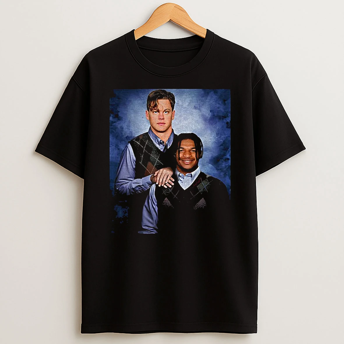 Jamarr Chase And Joe Burrow Step Brothers Cincinnati Bengals Football T Shirt