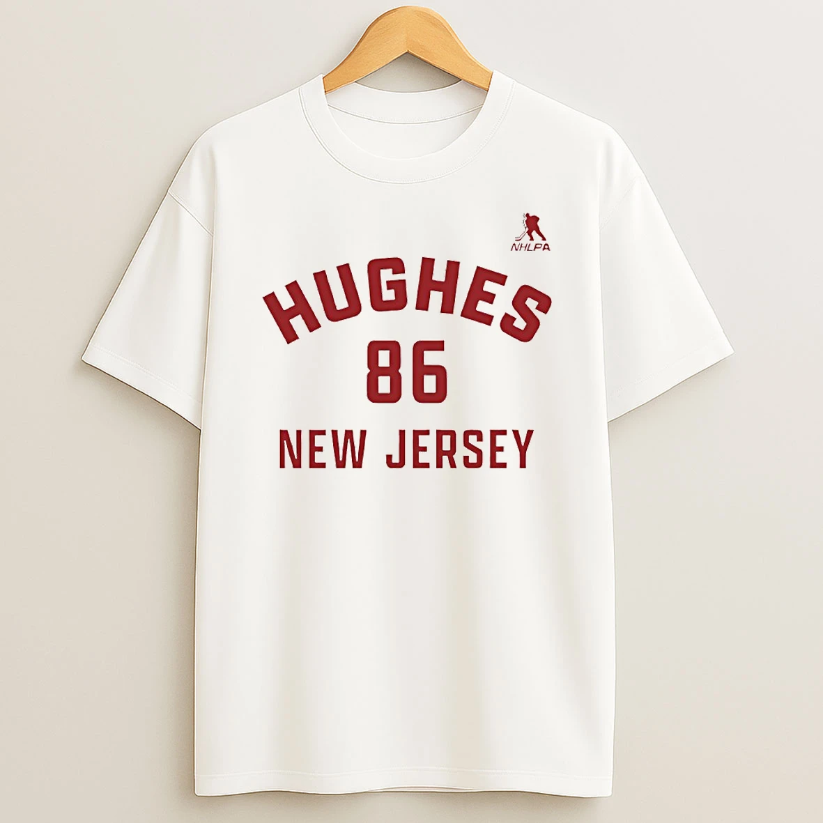 Jack Hughes 86 New Jersey Devils Hockey Name And Number Circle T Shirt