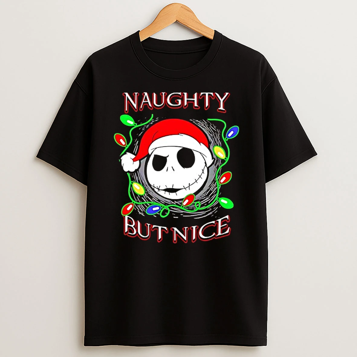 Jack Skellington The Nightmare Before Christmas Naughty But Nice T Shirt