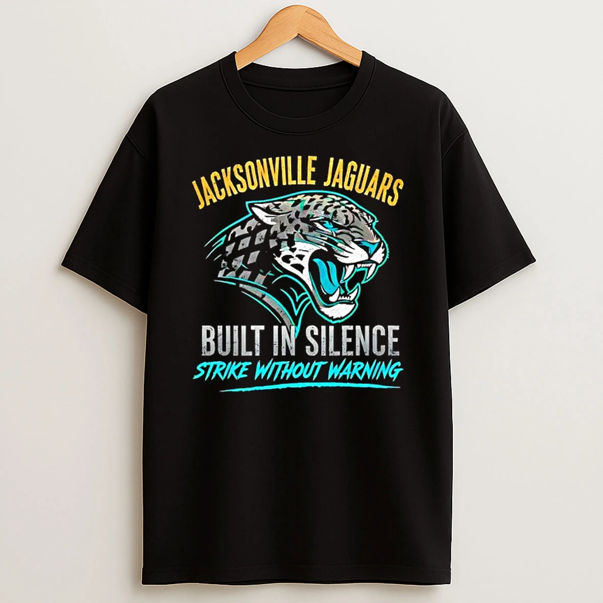 Jacksonville Jaguars Built In Silence Strike Without Warning T Shirt