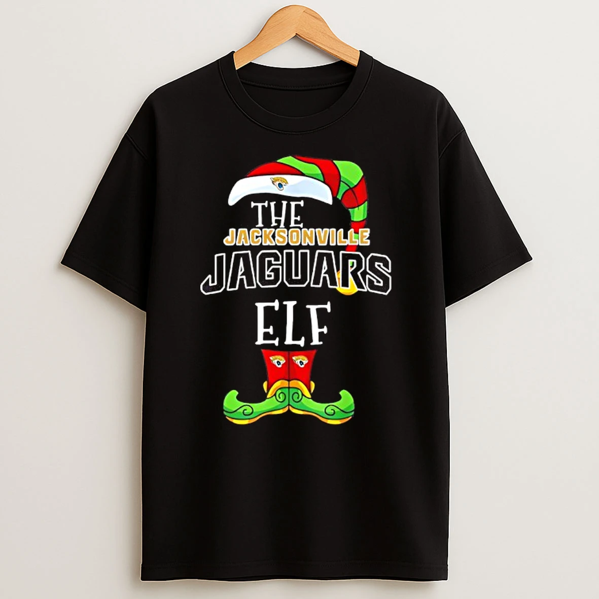 Jacksonville Jaguars Christmas Elf T Shirt