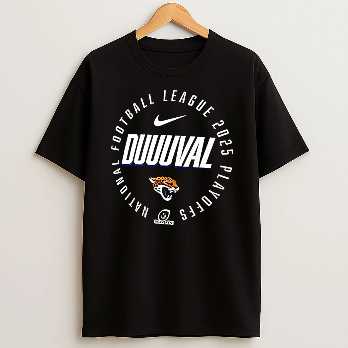 Jacksonville Jaguars Duuuval National Football League 2025 Playoffs T Shirt
