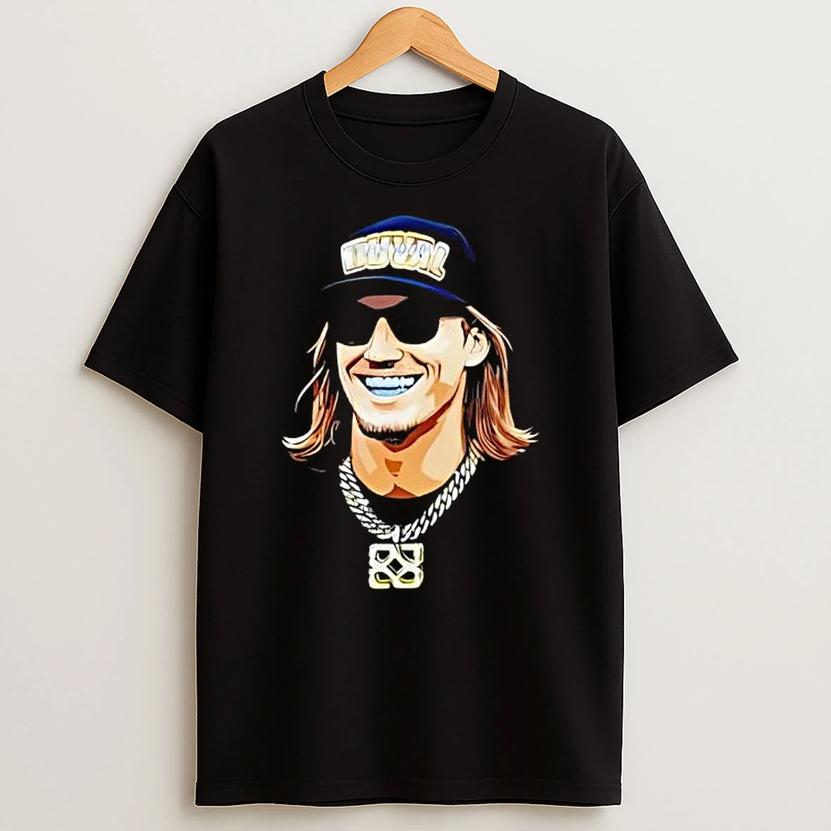 Jacksonville Jaguars Qb Trevor Lawrence Small Market Big Grillz T Shirt