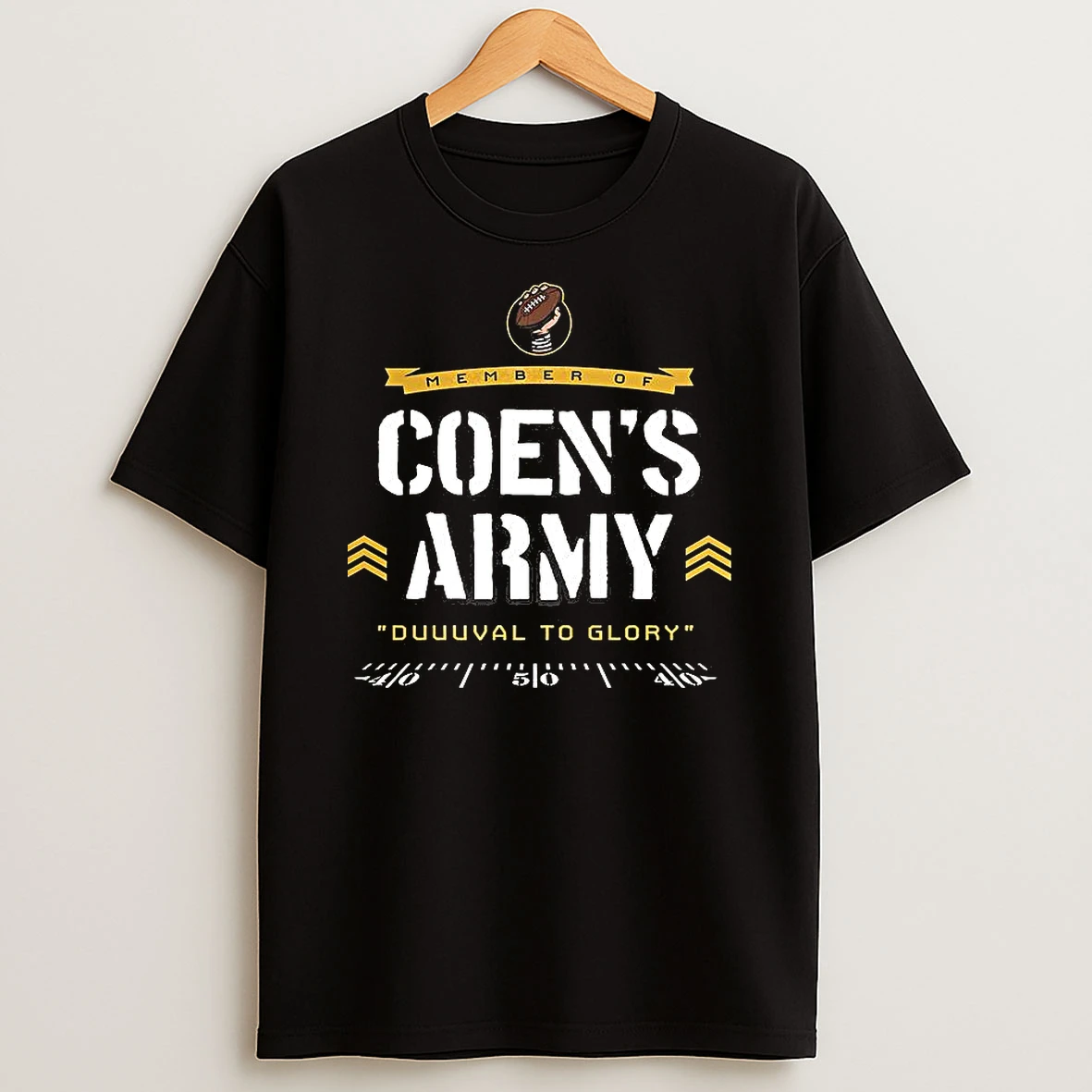 Jacksonville Jaguars Football Member Of Coens Army Duuuval To Glory T Shirt