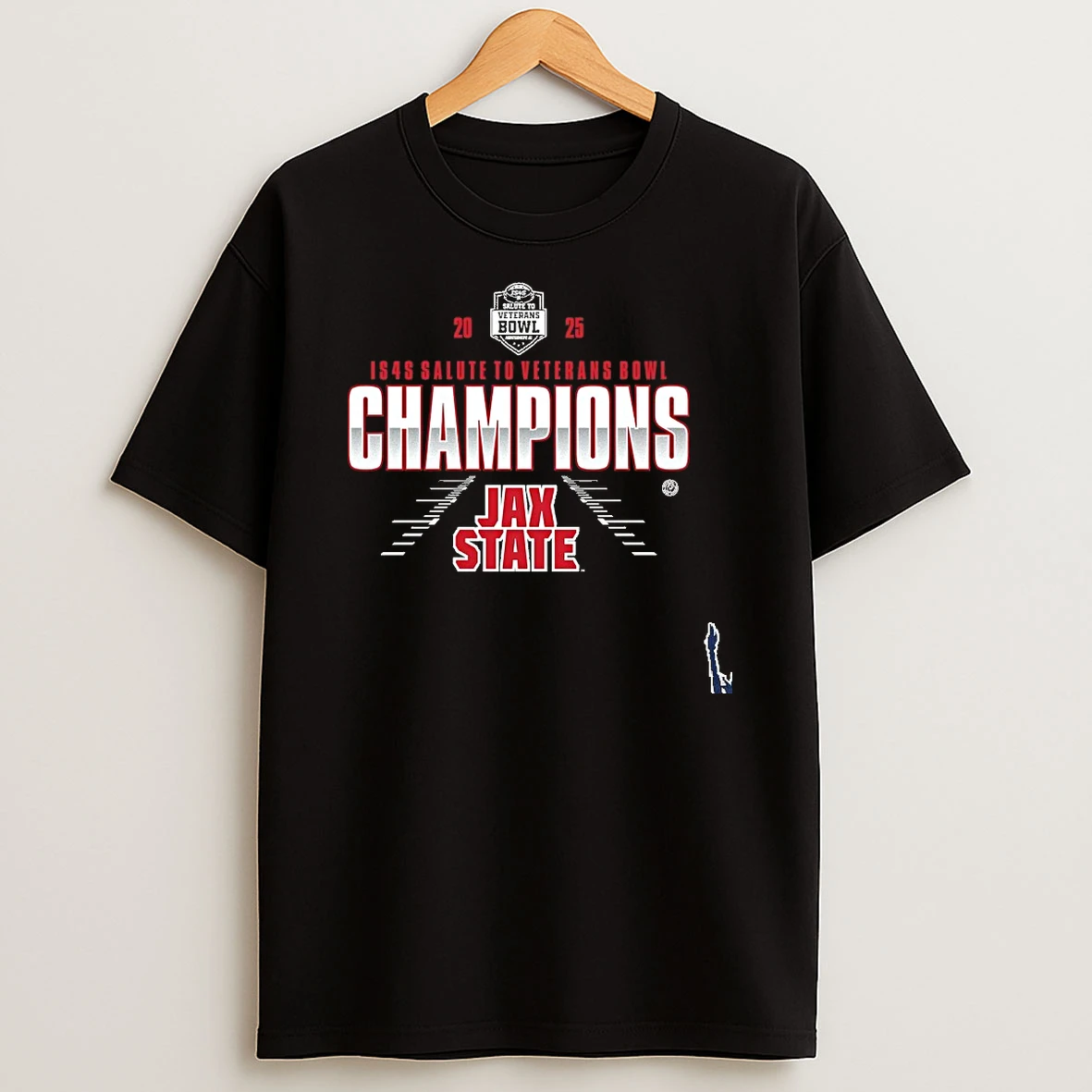Jacksonville State Gamecocks 2025 Veterans Bowl Champions T Shirt